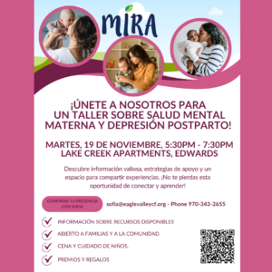 MIRA Workshop on Maternal Mental Health &#038; Postpartum Depression