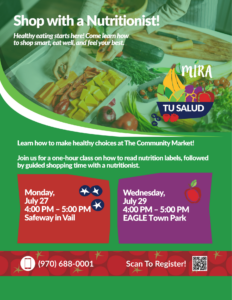 MIRA Tu Salud: Shop With a Nutritionist